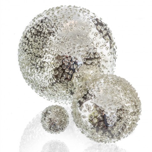 Iced Silver Spheres