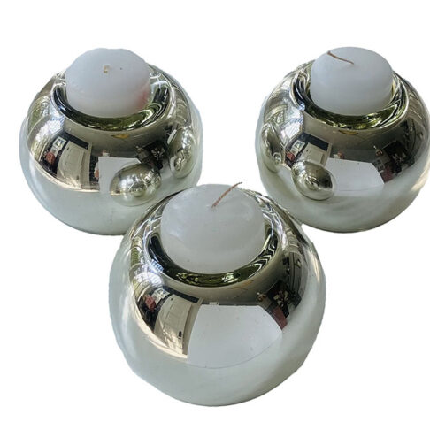 Silver Votive Spheres